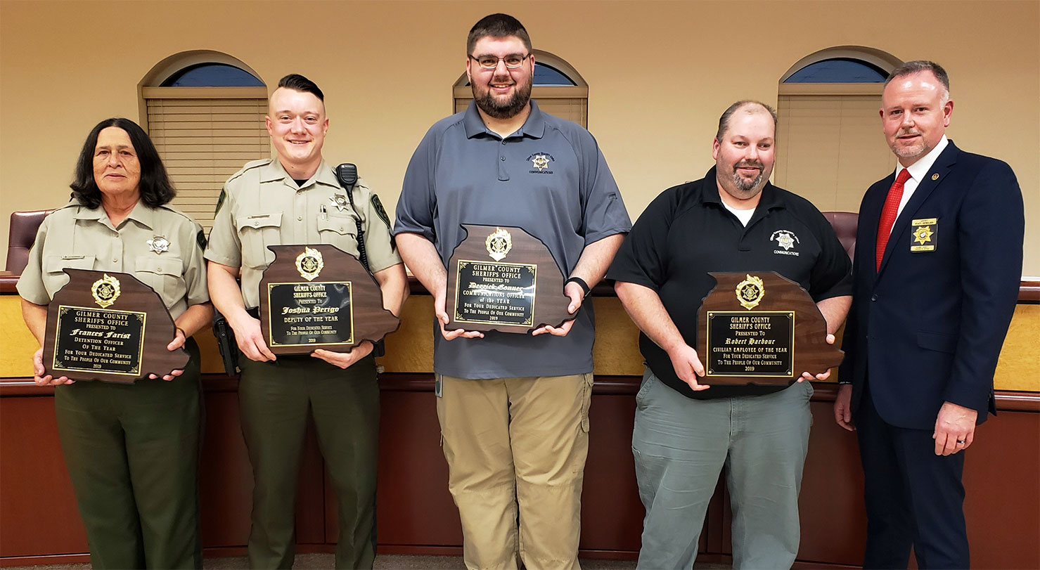 Employees Of The Year Sheriffs Office - Gilmer County Georgia