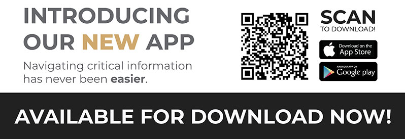 Graphic with QR code for Gilmer County Sherrif app through Google Play or Apple Store